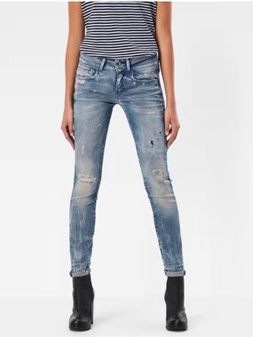 Women’s G-Star Midge Cody Mid Waist Skinny Jeans - size 26